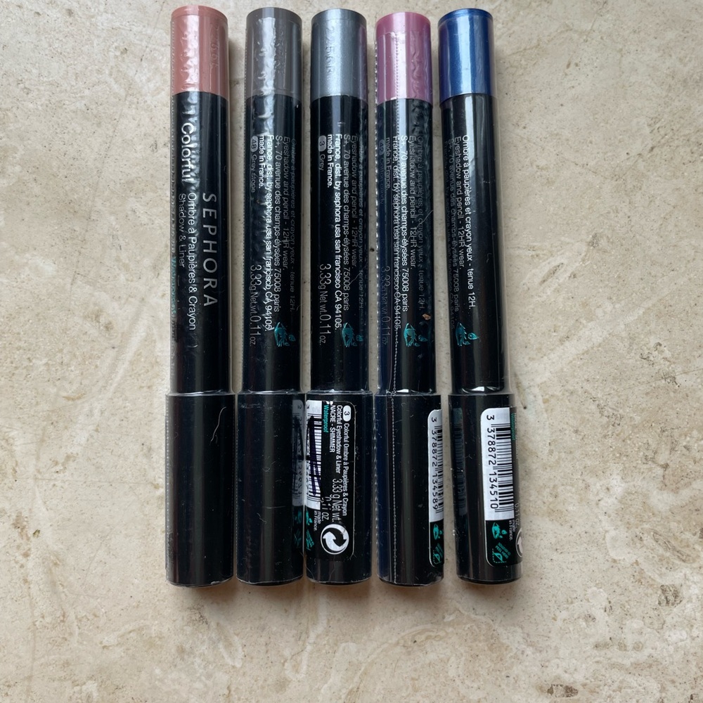Sephora Colorful Eyeshadow and Liner Sticks - Various shades